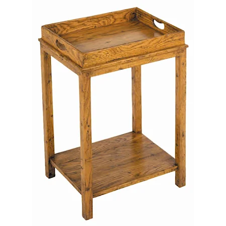 Country English Small Tray End Table